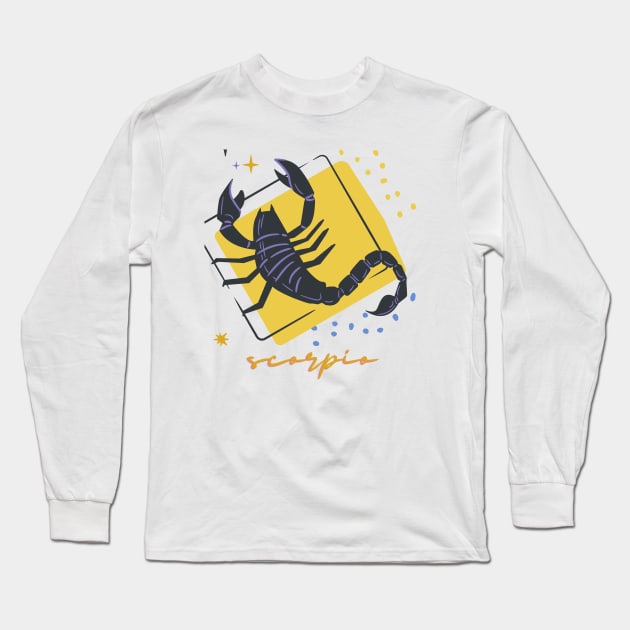 scorpio Long Sleeve T-Shirt by watermelonW